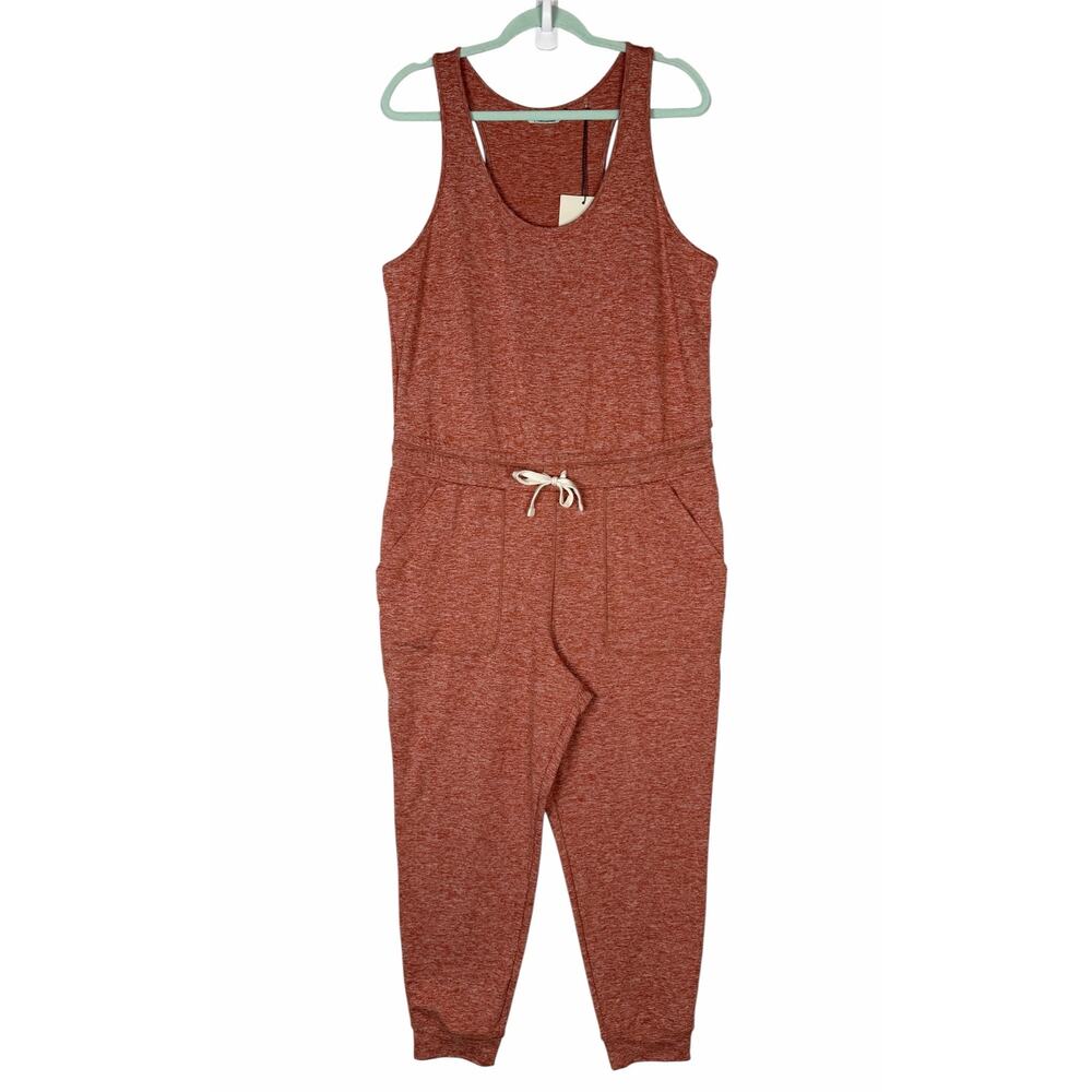 Alpine Design Field Knit Jumpsuit in Heather Crushed Spice Women’s Large UPF 50+